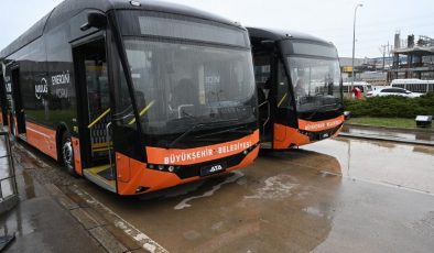 Bursa’nın ulaşım filosuna iki ‘elektrikli otobüs’