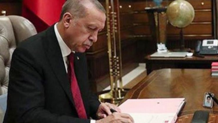 Erdoğan’dan kritik imza